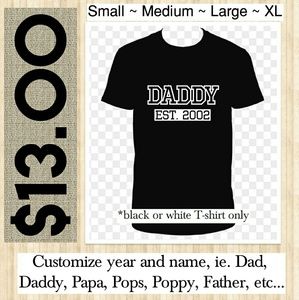 Fathers Day Gift / custom Tshirt