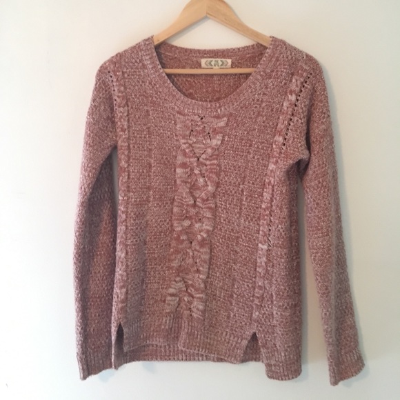 Pink knit sweater - Picture 1 of 4