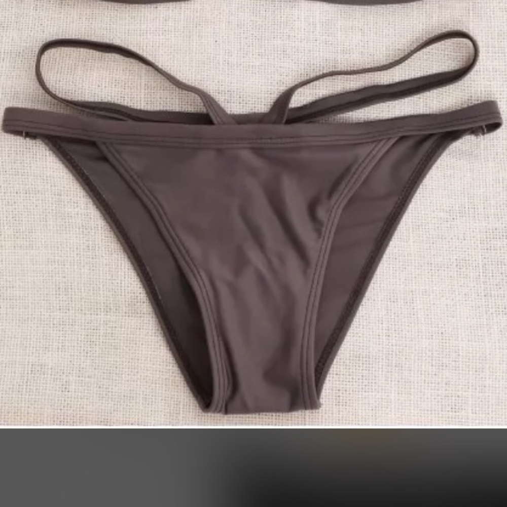 nwt purple bikini bottoms