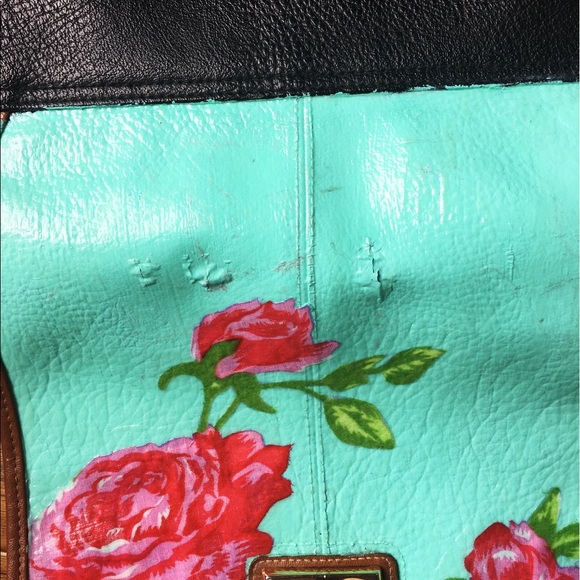 👛Vintage floral teal purse! 📣 - Picture 4 of 4