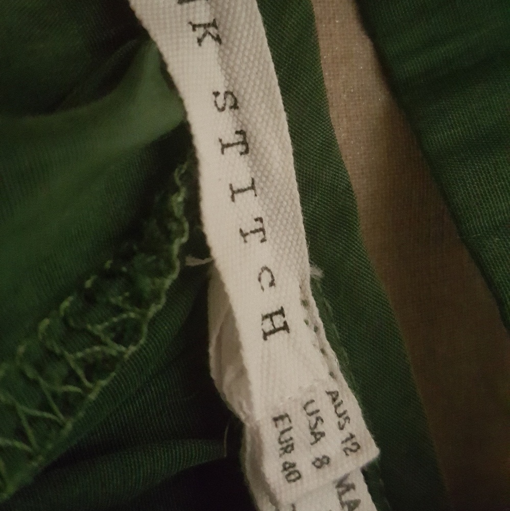 Army green summer flowy dress