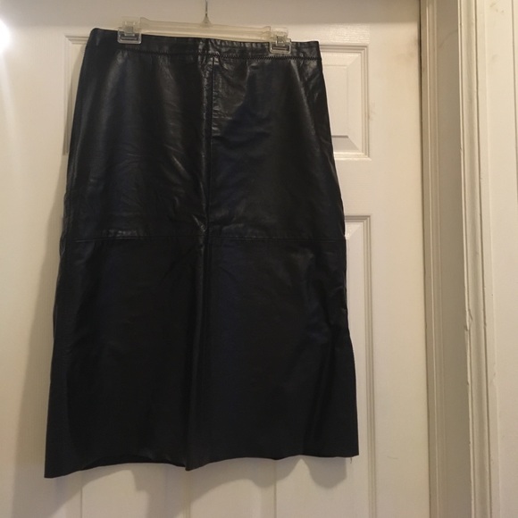 GAP Dresses & Skirts - GAP Genuine Leather Skirt