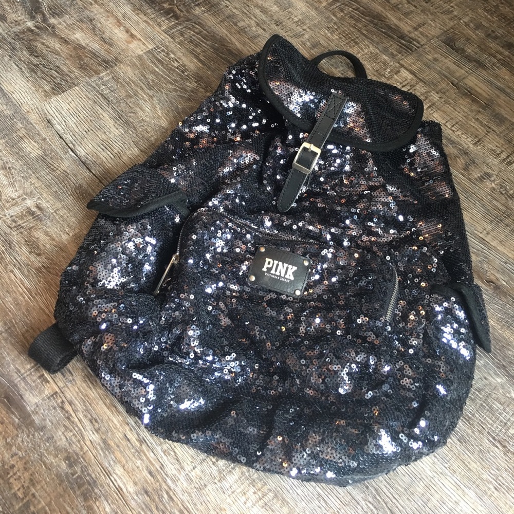 Vintage Victoria's Secret  Pink sparkly backpack