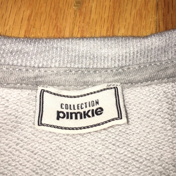 Cute grey slightly cropped sweatshirt - Picture 3 of 4