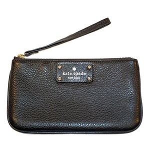 Kate Spade Zippered Chrissy Wristlet Wallet black