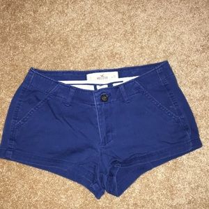 Blue shorts from Hollister