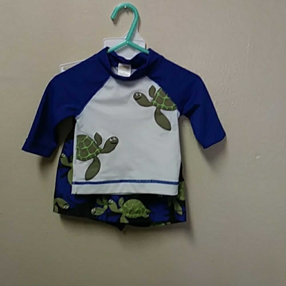 Gymboree baby boys swim outfit