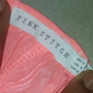 Long, pink summer dress