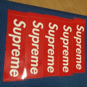 Supreme box logo stickers $10 each