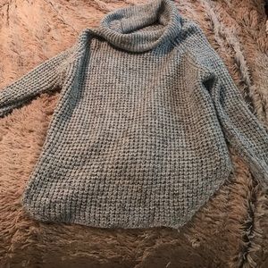 Free People - cowl neck knit sweater