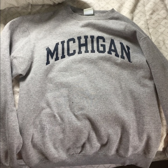 Tops - -SOLD- Michigan Crewneck