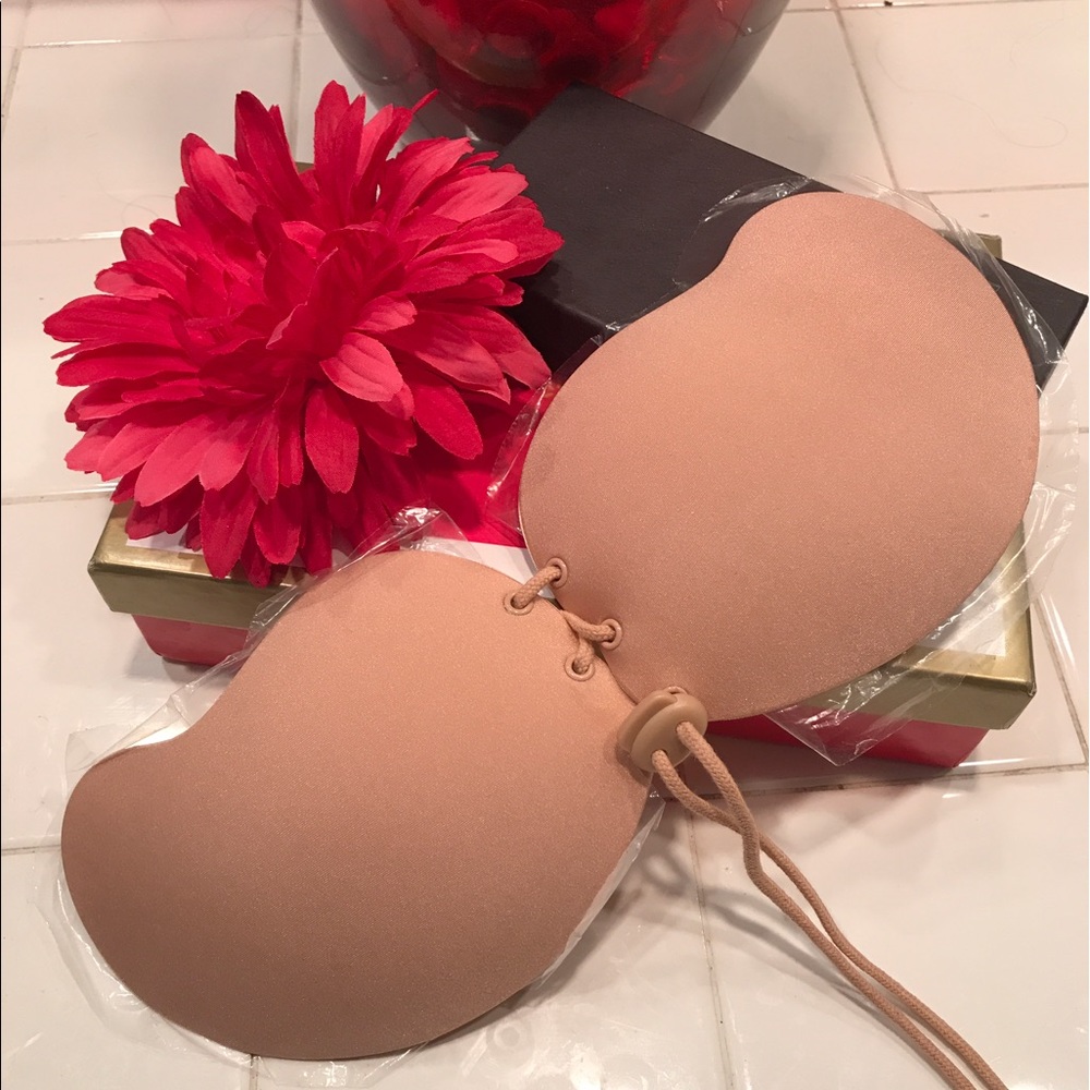 Magic Gel Silicone Strapless Push Up Bra - NUDE