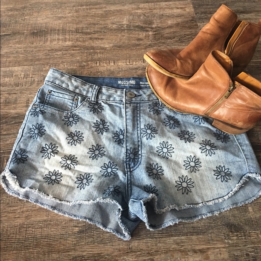 High waisted shorts