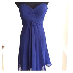 Faviana Royal Blue Strapless Dress