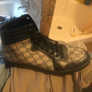 Gucci high top sneaker 100% authentic