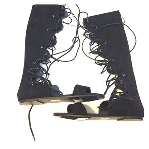 Lace up sandals