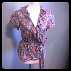 Ralph Lauren Wrap Blouse