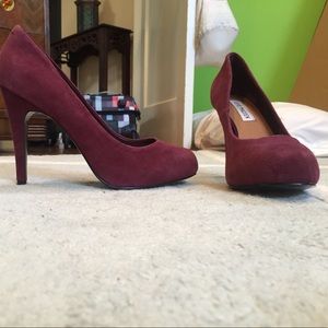 Maroon heels