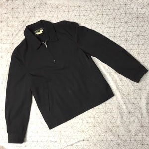 comme des garcons quarter zip pattern