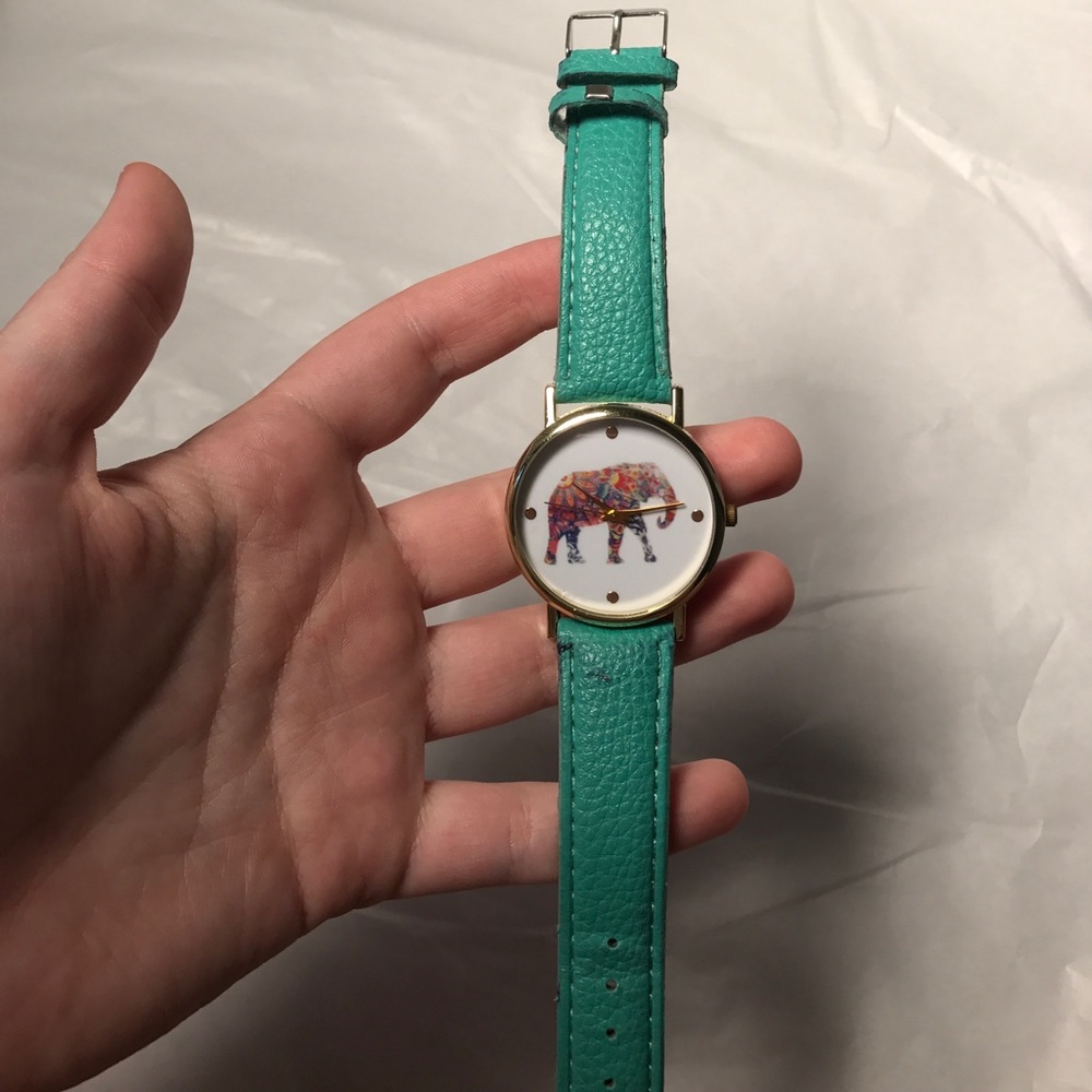❗️turquoise - elephant watch