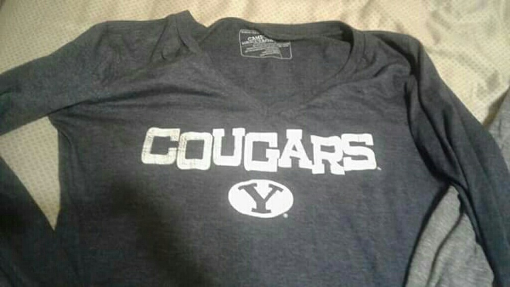 BYU cougar long sleeve shirt