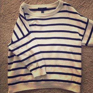 MANGO Striped Sweater