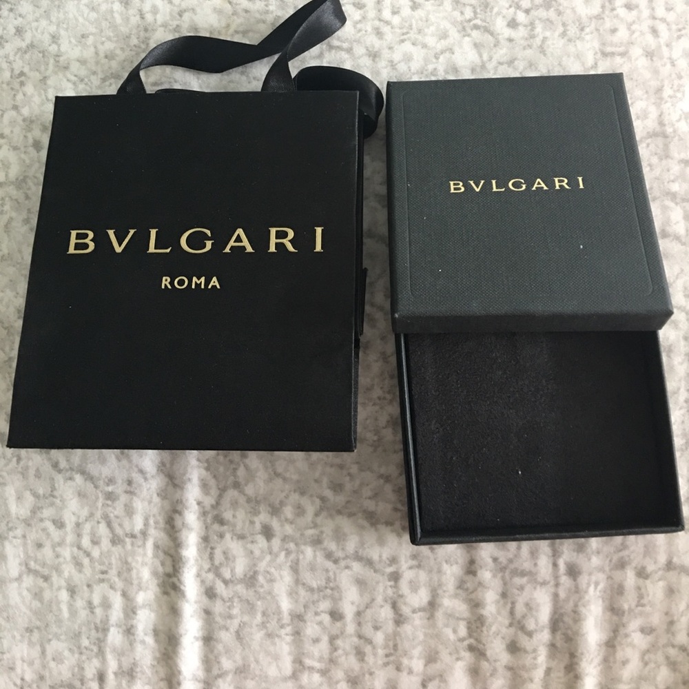 Authentic Bulgari box with bag