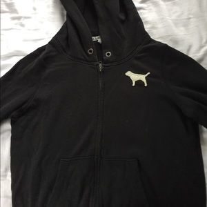Black Hooded Sweatshirt