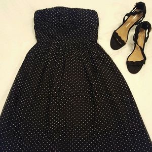 Jcrew silk strapless dress