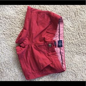 American Eagle Red Shorts