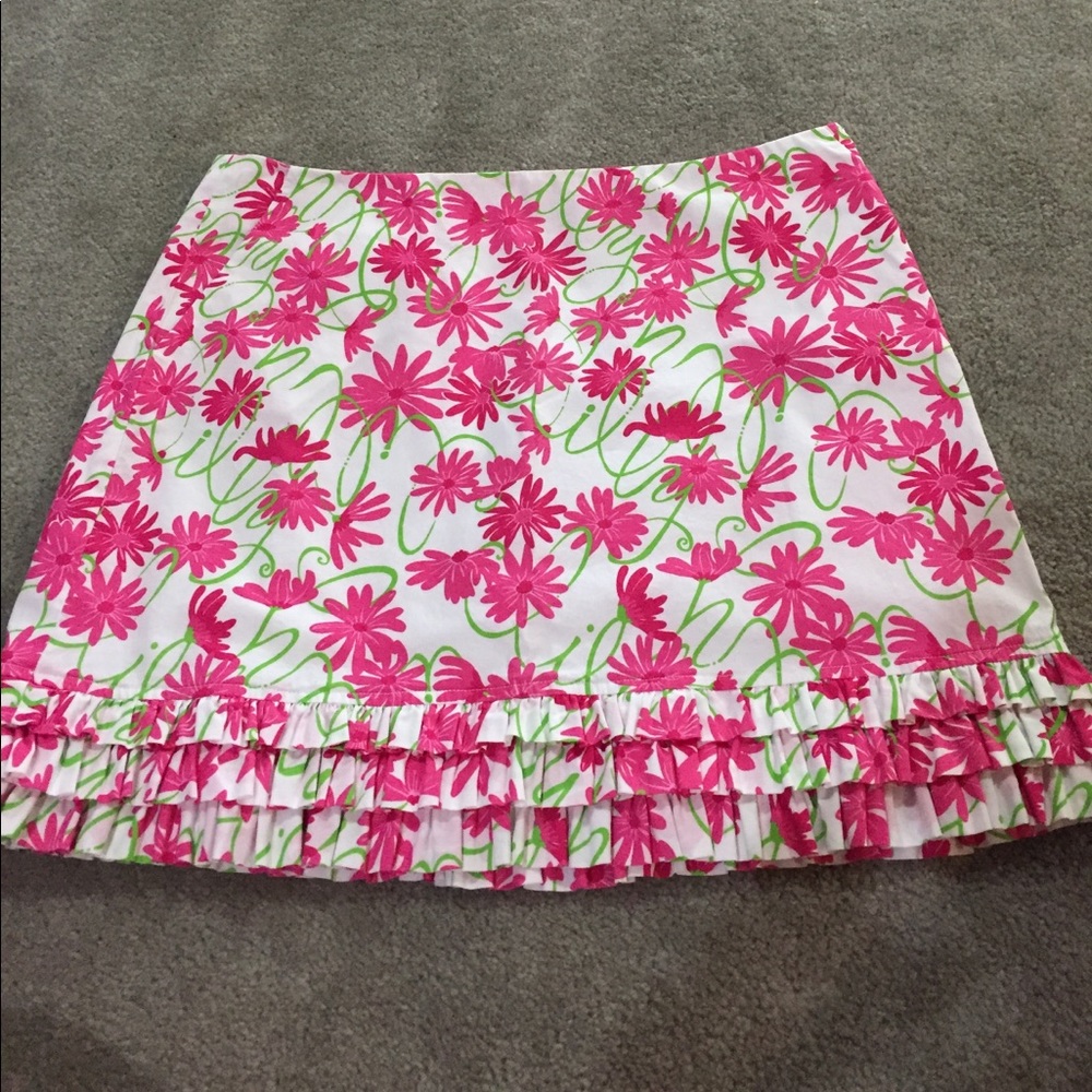 Lily Pulitzer flowered skirt