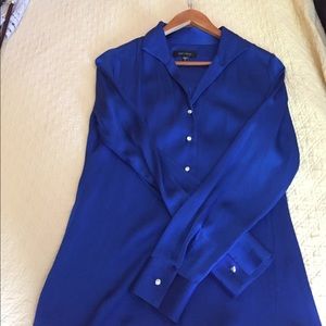 Karen Kane royal blue blouse