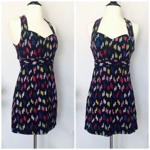 UO Staring at Stars Greometric Crisscross Dress