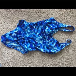 New Blue One-Piece Swimsuit