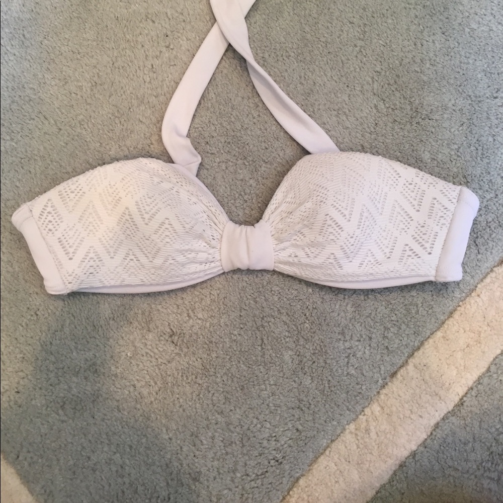 White bikini top