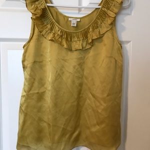 J Crew 100% Silk Tank
