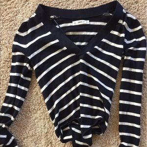 Zara Striped Sweater Bodysuit