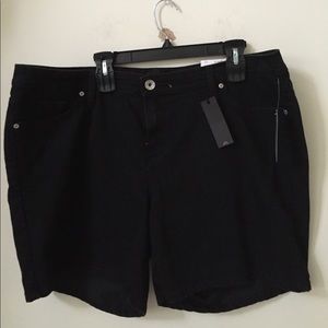 Womens Plus Black Short