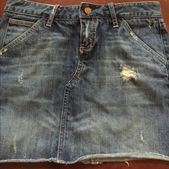 Express Jean Skirt X2 - Picture 2 of 4