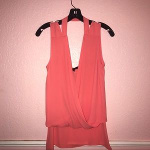 BCBG MAXAZRIA CORAL BLOUSE