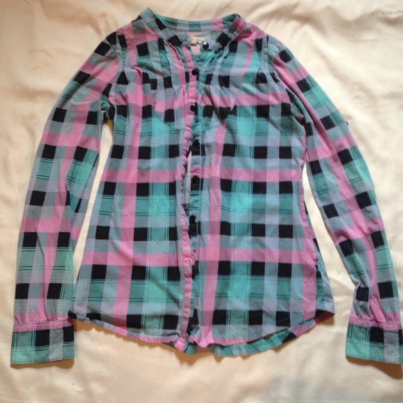 Silence and noice plaid shirt - Picture 3 of 7