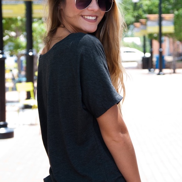 SMALL Too Peopley out there slouchy tee - Picture 7 of 7