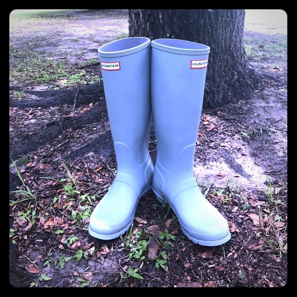 Hunter Shoes - Cement gray hunter rain boots