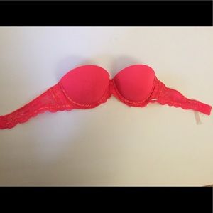 Pink strapless bra size 32A