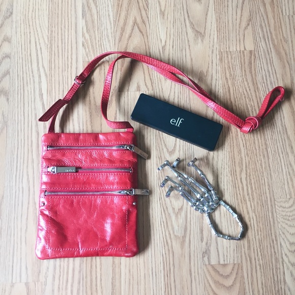HOBO Handbags - Hobo Red Leather Crossbody Bag