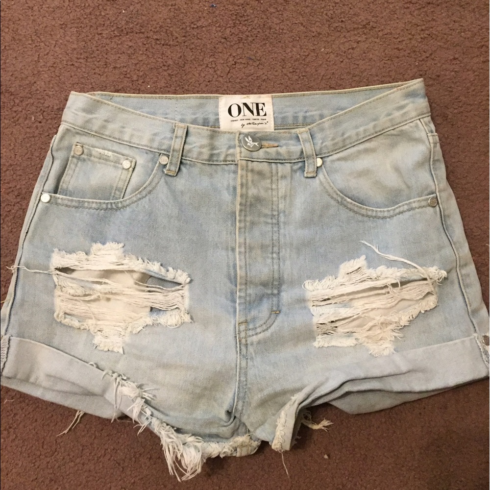One Teaspoon denim shorts