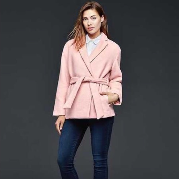 pink wrap jacket