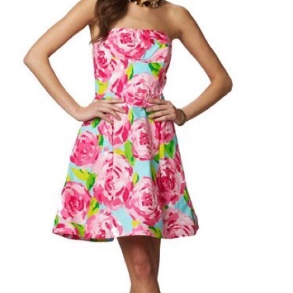Lilly Pulitzer Dresses & Skirts - RARE! Lilly Pulitzer first impressions strapless