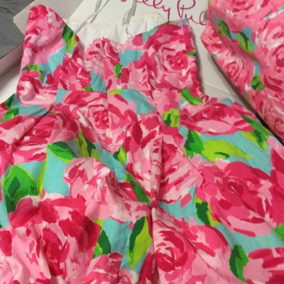 RARE! Lilly Pulitzer first impressions strapless - Picture 3 of 5