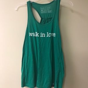 Walk in Love tank top